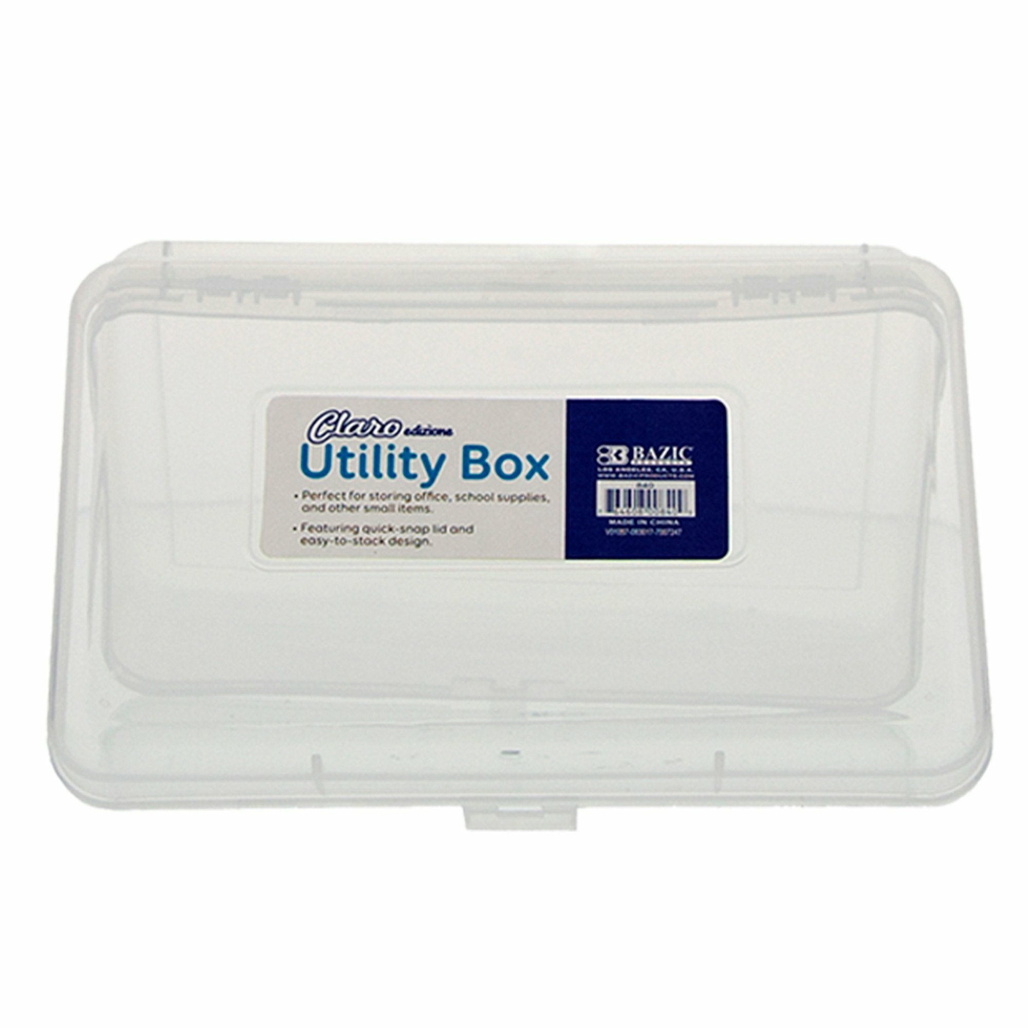 Utility Box Clear – Humacao School Supply