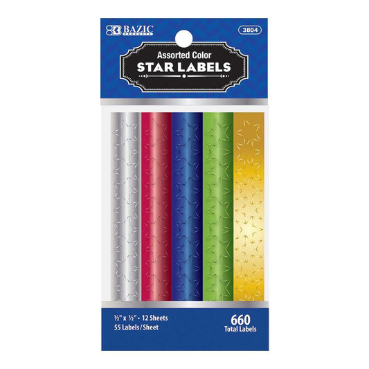 Star Stickers Mettalic Assorted Color