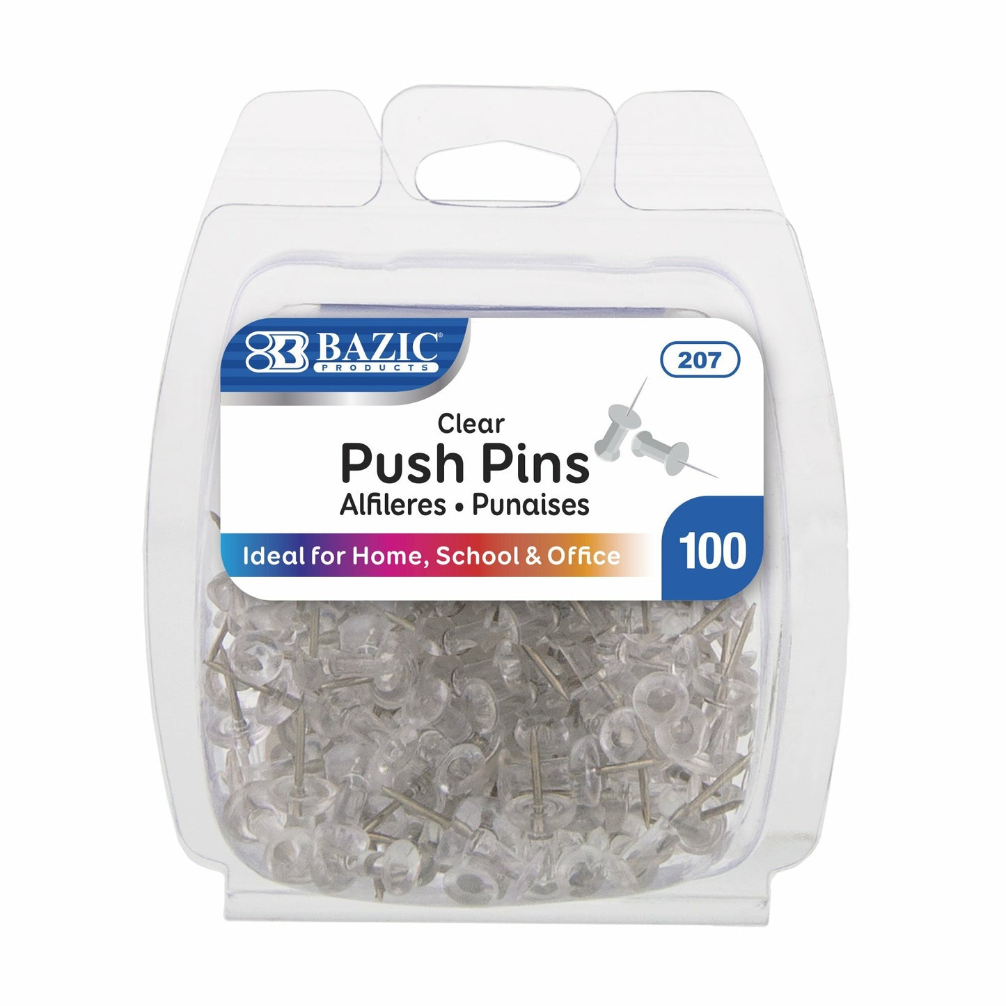 Push Pins Clear