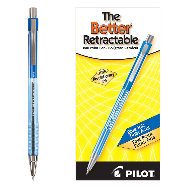 Pen Better Retractable Ballpoint Blue
