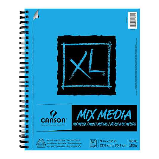 Pad Mix Media 9x12" 98# 60-Shts