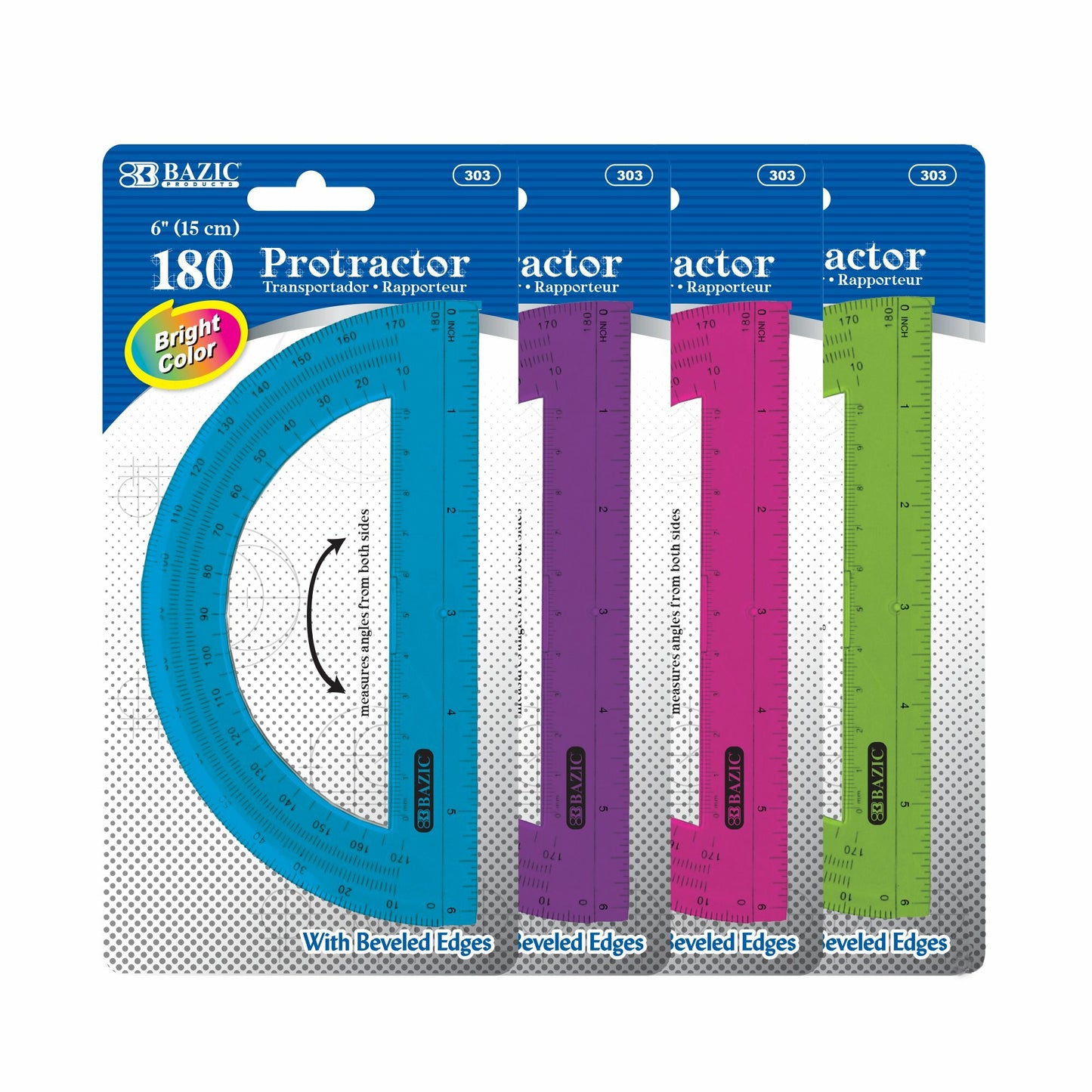 Protractor 6" Assorted