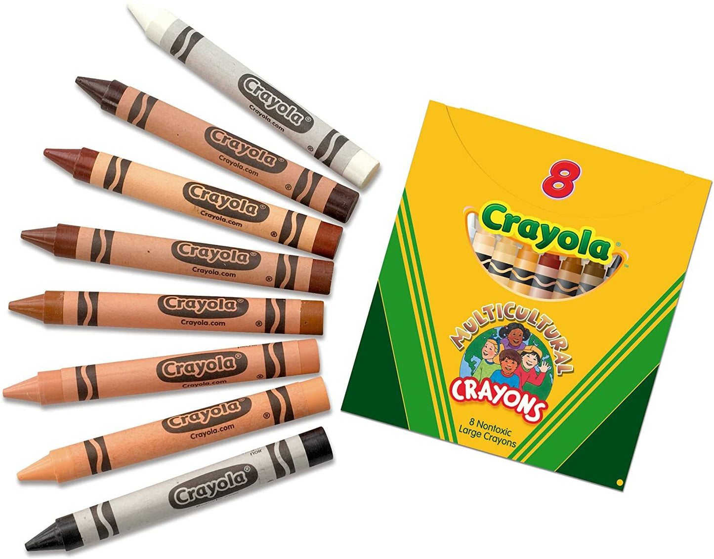 Crayons Multicultural Large (st-8)