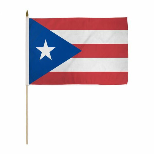 Bandera Puerto Rico 12" x 18"