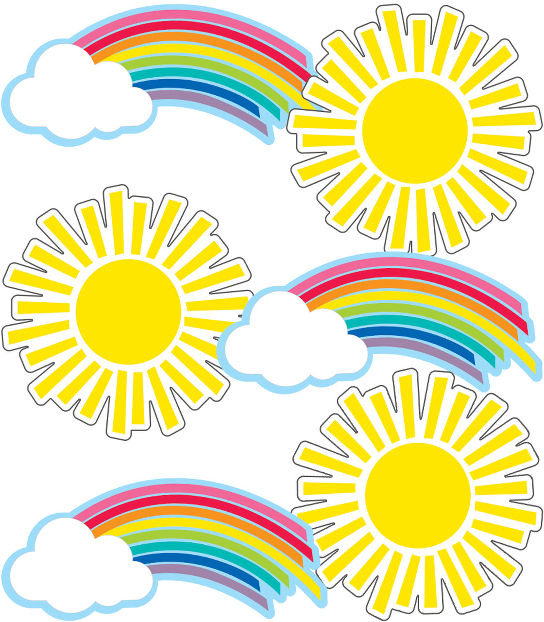 Accents Rainbows & Suns [pk-36]