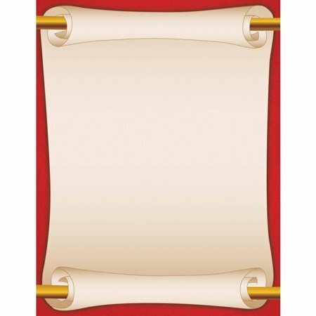 Paper Red Scroll (pk-25)