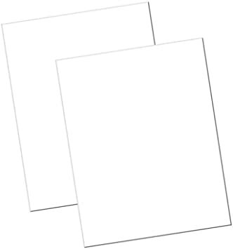 Cartulina 22x28" Blanca