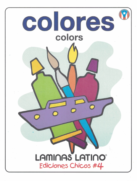 Libro de láminas de Colores- Español e Inglés