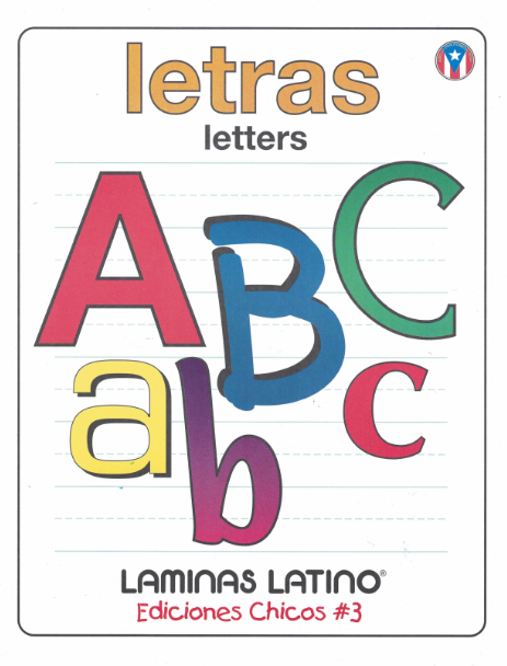 Libro de láminas de Letras- Español