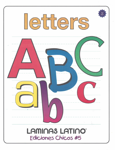 Libro de láminas de Letters- Inglés