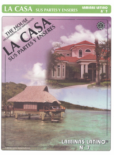 Láminas de La Casa, sus partes y enseres