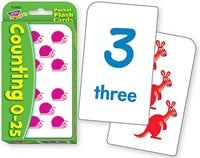 Flash Cards Counting 0-25