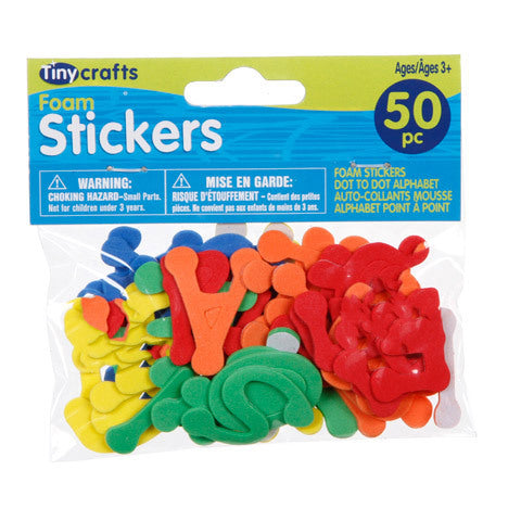Foamies Stickers Alphabet 50Pc