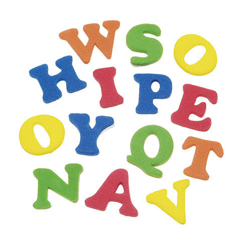 Foamies® Alphabet Stickers - Mini - Bright Colors - 135 pieces