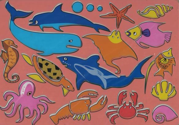 Stencils Pictures- Marine Animals