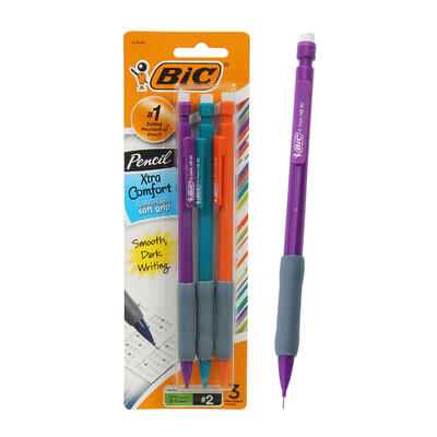 Mech. Pencil Bic .7mm [pk-3]