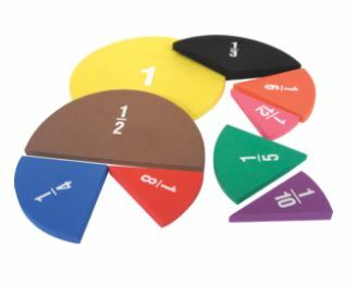 Foam Fraction Circles (pk-9)