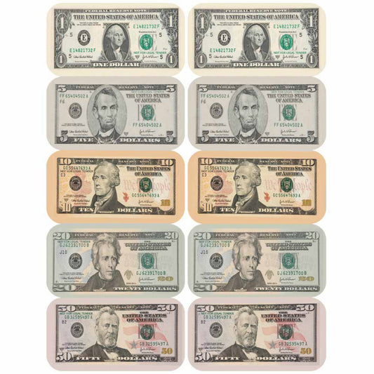 Paper Currency Banner Stickers
