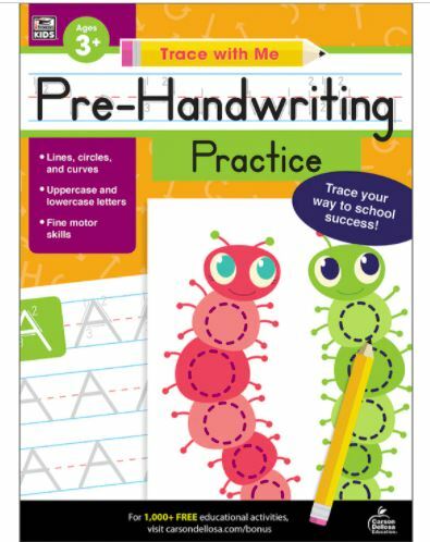 Trace with Me: Pre-Handwriting Practice Activity Book Grade Preschool-2