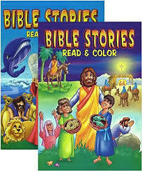 Coloring Book Bible Stories (English)
