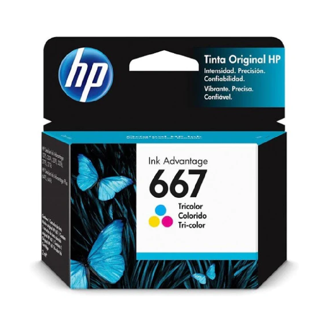 HP 667 Tricolor