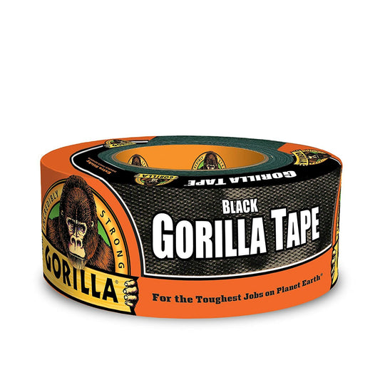 Black Duct Tape, 1.88" x 12 yd, Black