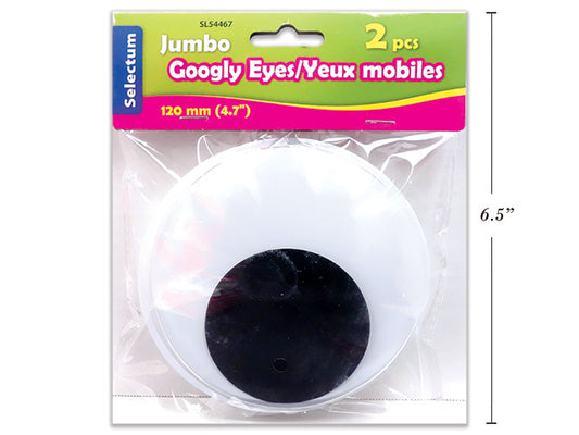 Wiggly Eyes 4.7" (pk-2)