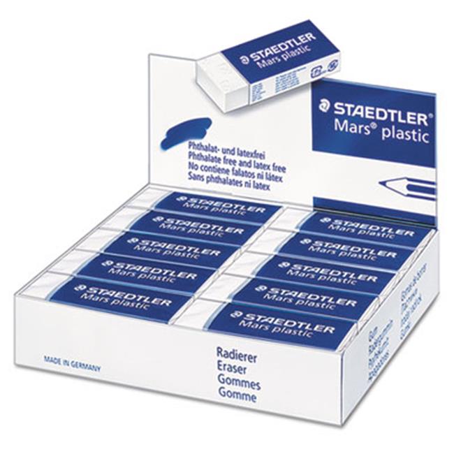 Eraser White Mars Plastic