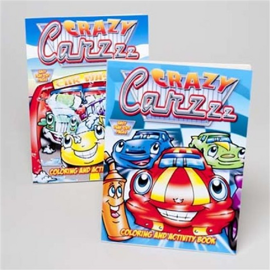 Coloring Book Crazy Cars