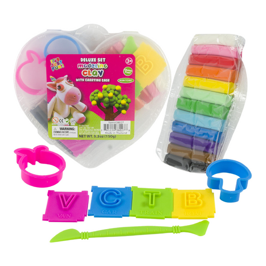Modeling Clay Deluxe Set W/ Carrying Case