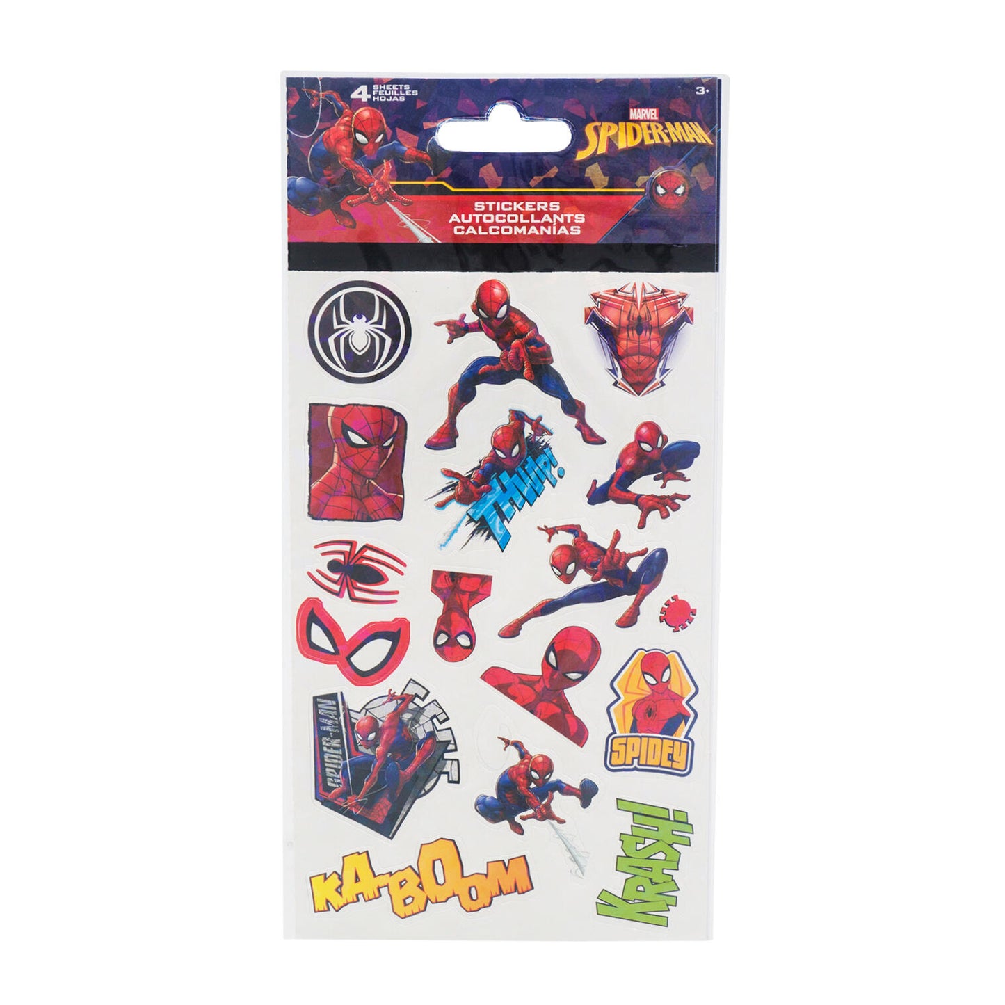 Stickers Spiderman [4 sheets]