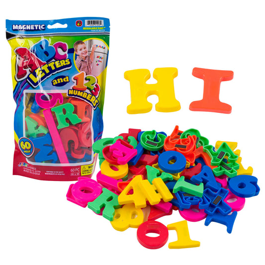 Magnetic Plastic Letters and Numbers