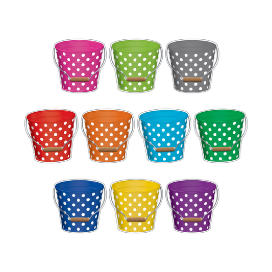 Accents Polka Dots Buckets [pk-30]