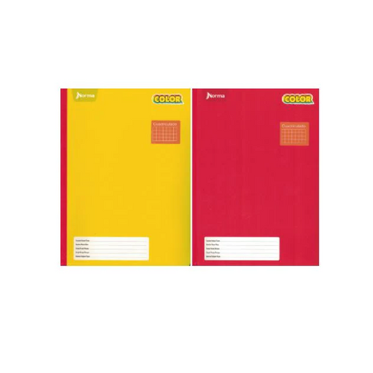 Notebook Norma Color Quad 9mm- Variedad de colores