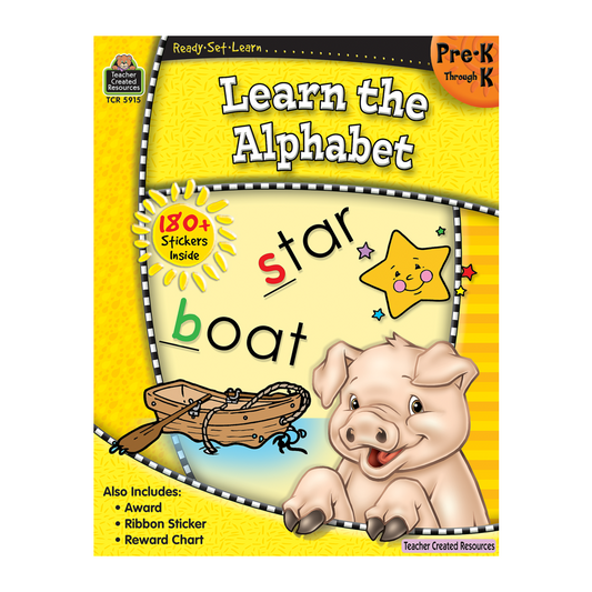 Workbook Learn the Alphabet PreK-K