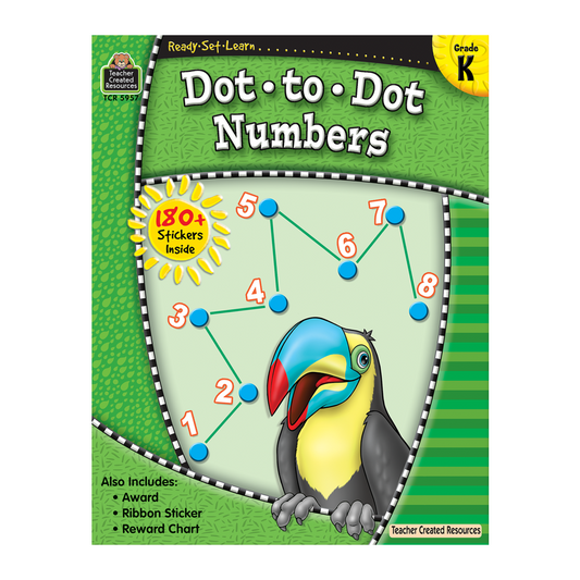 Workbook: Dot-to-Dot Numbers Grade K