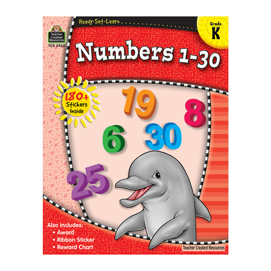 Workbook Numbers 1-30 Grade K