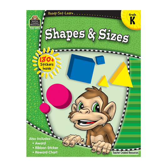 Workbook Shapes & Sizes Grade K