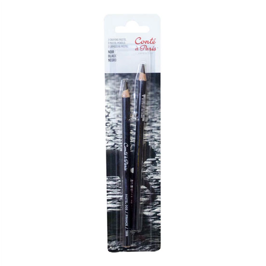 Pencil Pastel Conte Black [pk-2]