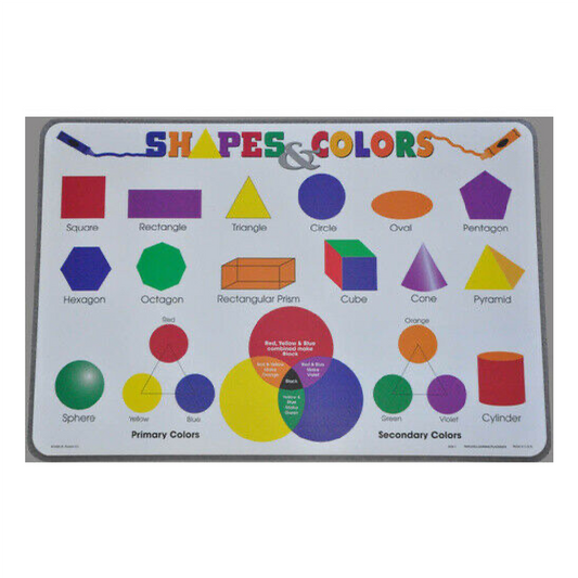 Placemat Shapes & Colors