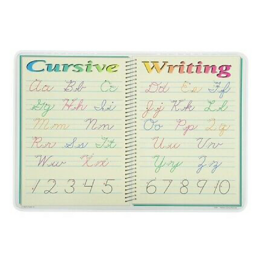 Placemat Cursive Writing