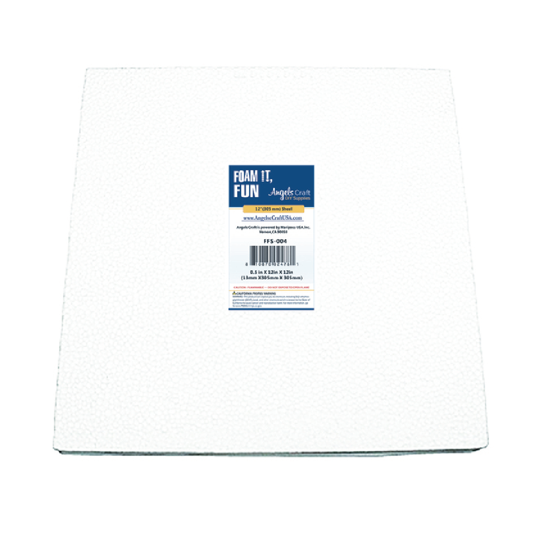 Foam Flat Square 12" x 12"