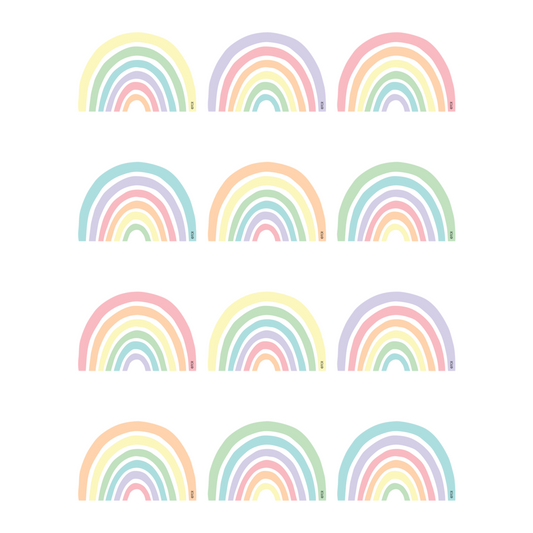 Mini Accents Rainbow Pastel [pk-36]