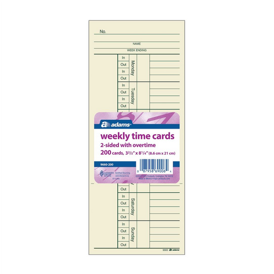 Weekly Time Cards (pk-200)