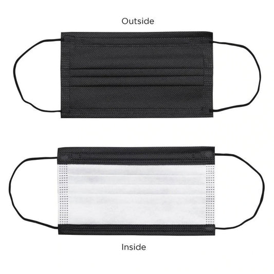 Disposable Face Mask BLACK [pk-50]