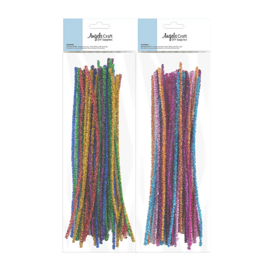 Chenille Stems Glitter [pk-40]
