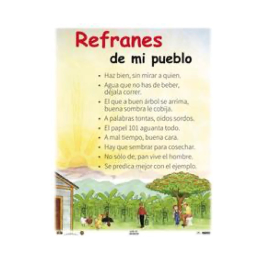Poster Refranes de mi pueblo