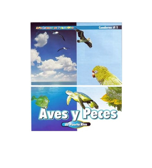Libro de láminas: Aves y Peces de Puerto Rico