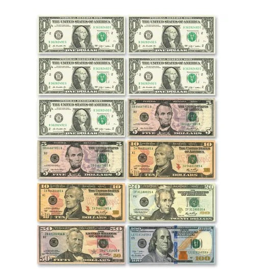 US Dollars Bills Magnetic