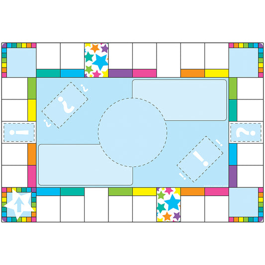 Poly Chart Game Board Squares 13" x 19"